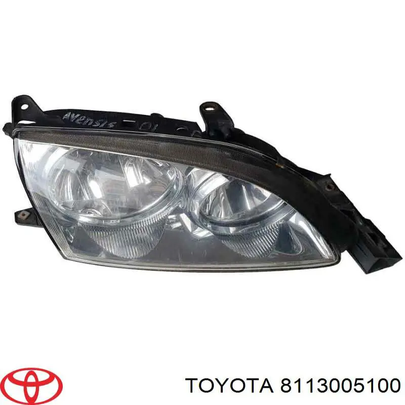 Купити 8111005100 Toyota Права блок фара