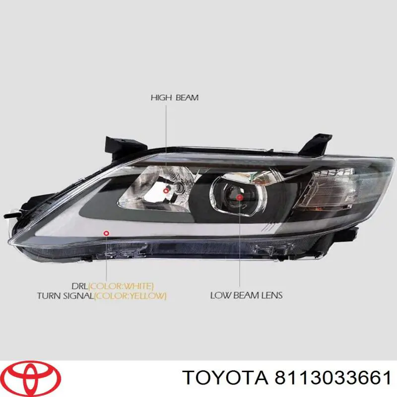 ZTY1109R Signeda Основна фара - вставка