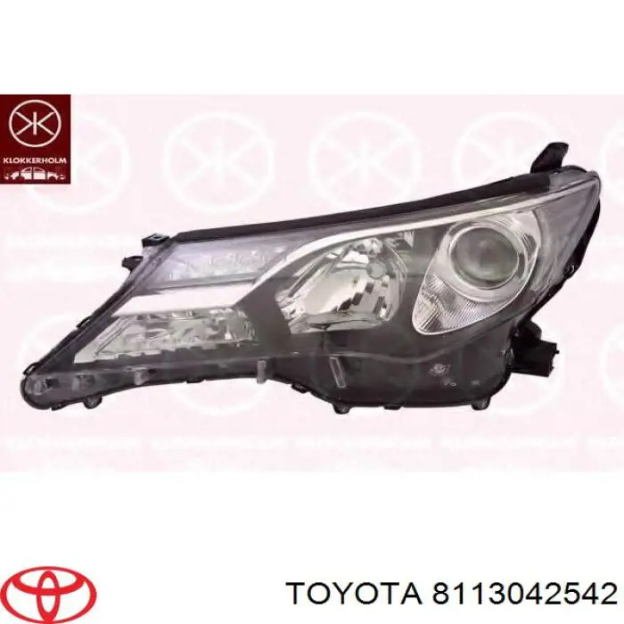 Фара права 8113042542 Toyota