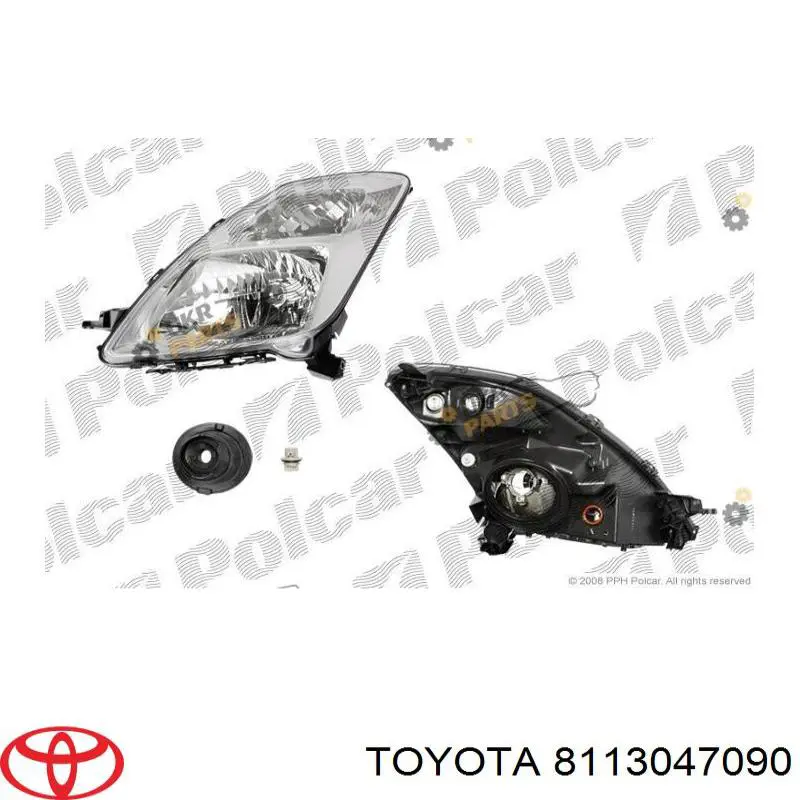 8113047090 Toyota Фара правая