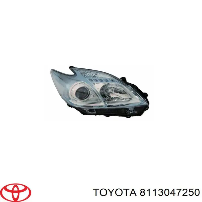 Права блок фара Toyota Prius 