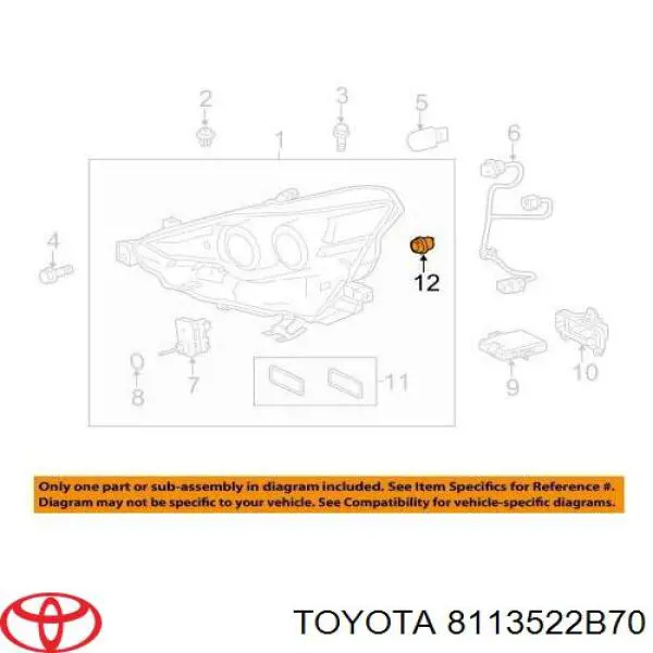 8113522B70 Toyota 
