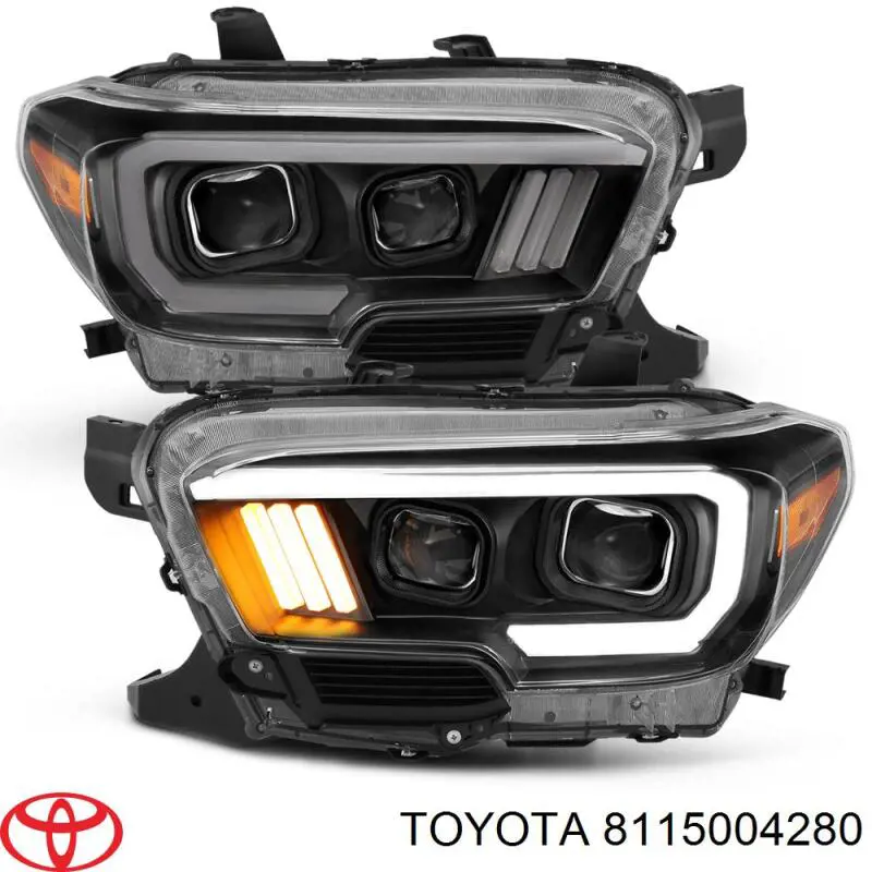 Купити 8115004280 Toyota Основна фара в зборі ліва