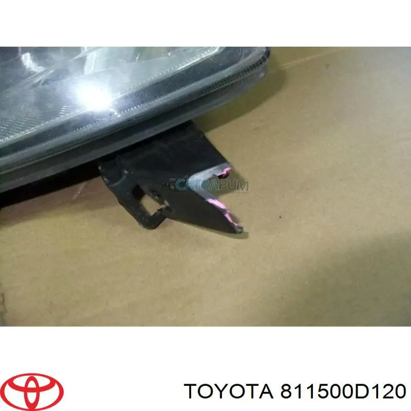 Купити 811500D120 Toyota Основна фара в зборі ліва
