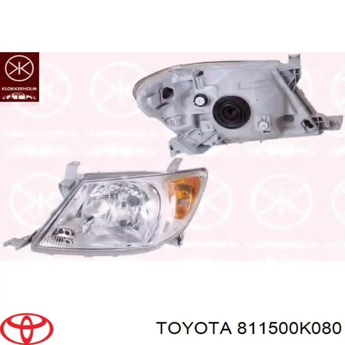 Фари Toyota 811500K080 ціна, від 85.42 USD