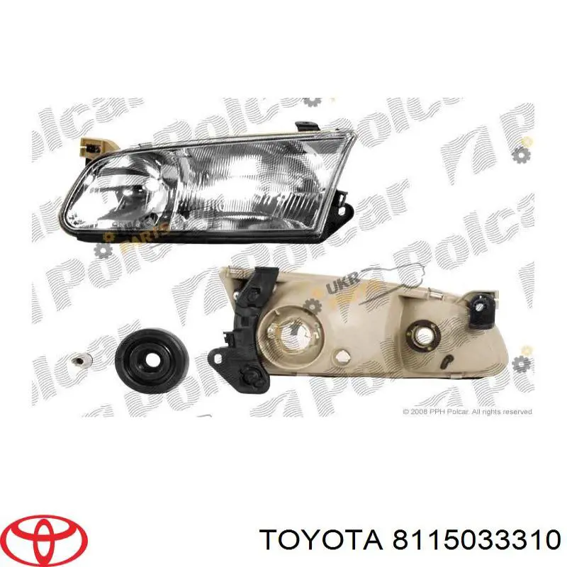 Купити 8115033310 Toyota Основна фара в зборі ліва
