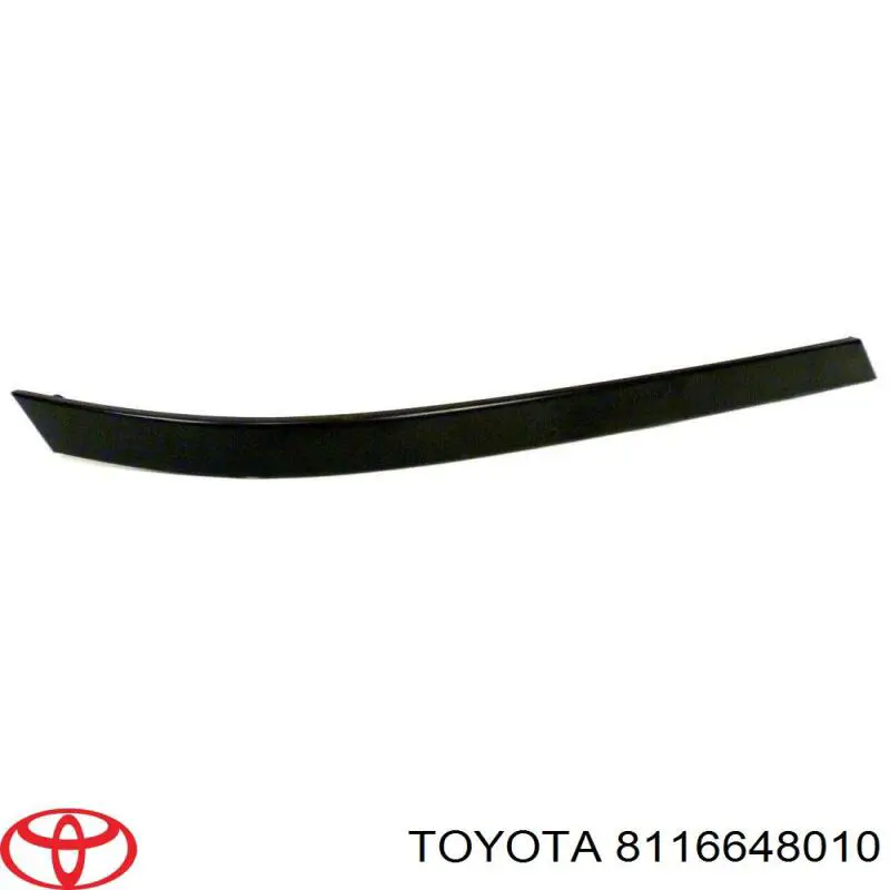 8116648010 Toyota вія (накладка лівої фари)