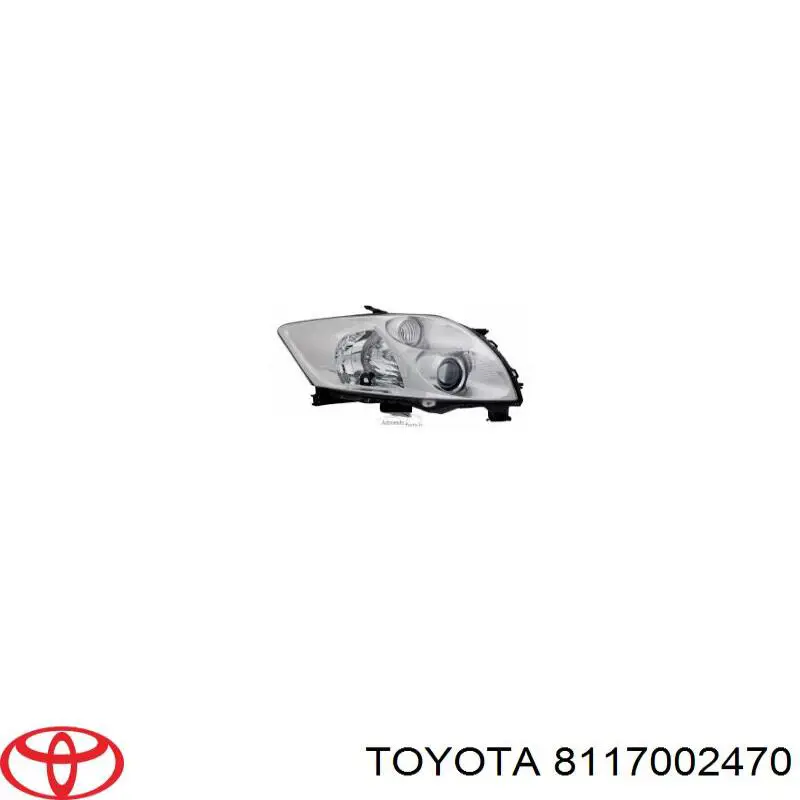 8117002470 Toyota фара ліва