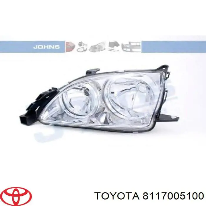 Купити 8117005100 Toyota Основна фара в зборі ліва