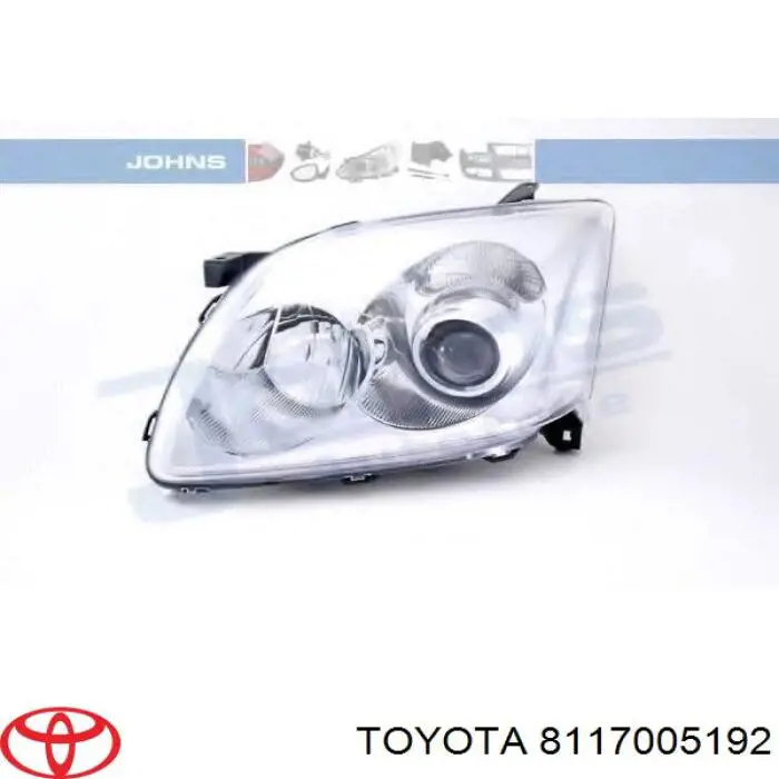 Фара дальнього світла в зборі Toyota 8117005192 ціна, від 83.47 USD
