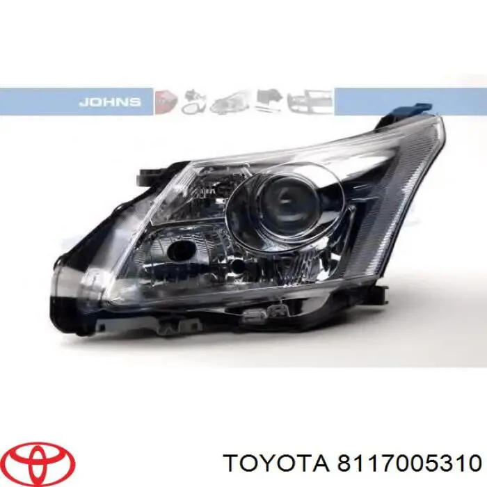 Фари Toyota 8117005310 ціна, від 163.48 USD