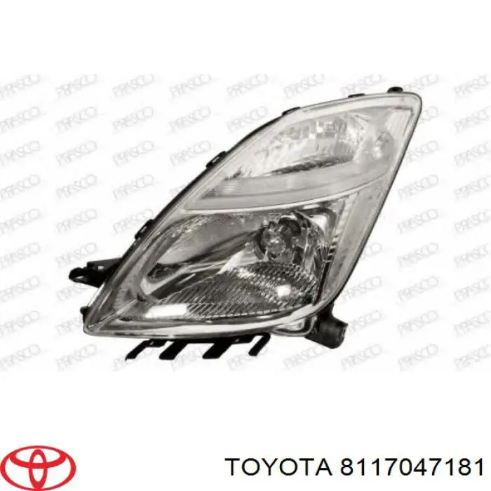 Купити 8117047181 Toyota Основна фара в зборі ліва