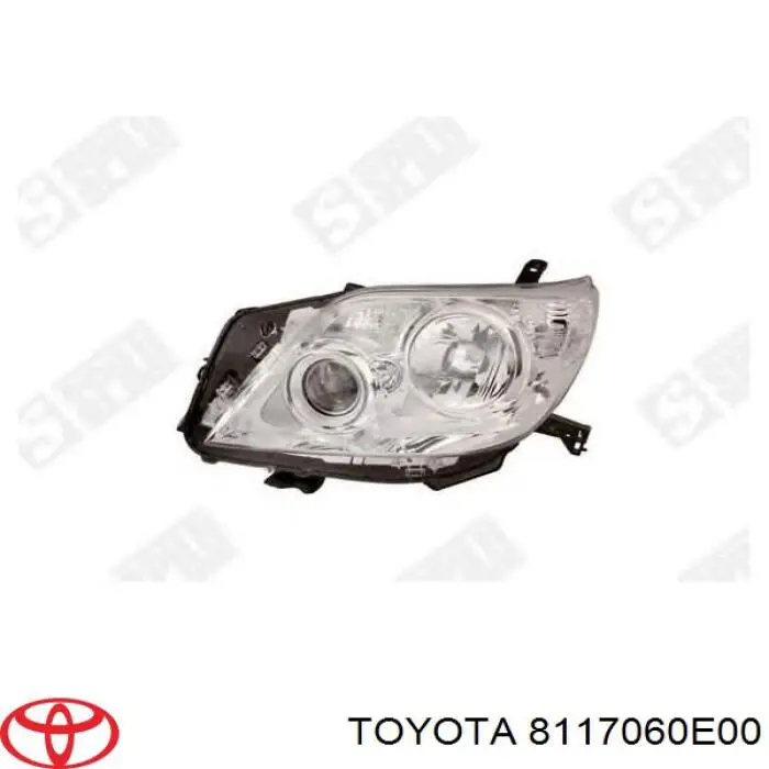 Купити 8117060E00 Toyota Основна фара в зборі ліва