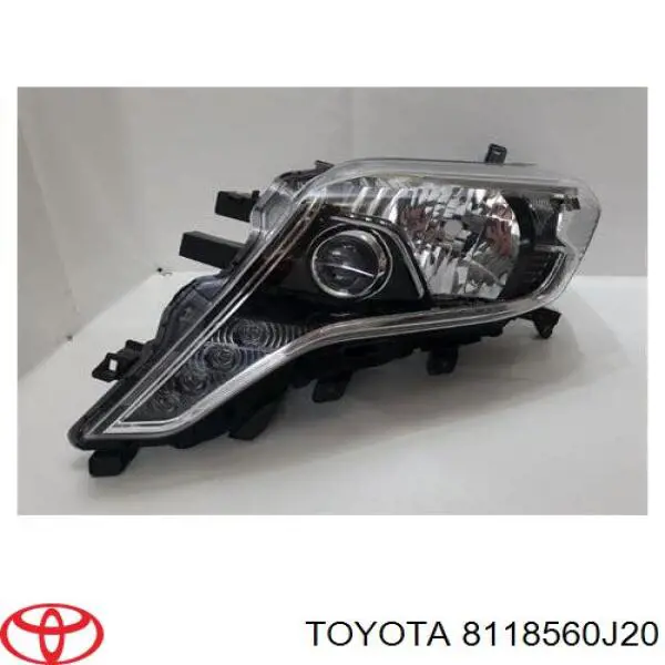 Основна фара в зборі ліва Toyota 8118560J20 ціна, від 126.98 USD