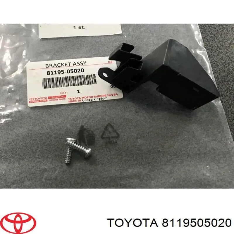 8119505020 Toyota Кронштейн-адаптер кріплення фари передньої, правої