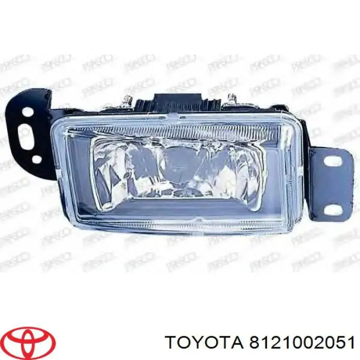 Протитуманка права Toyota 8121002051 ціна, від 48.04 USD