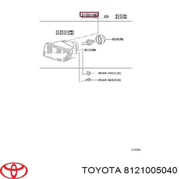 Купити 812330E Polcar Протитуманка права