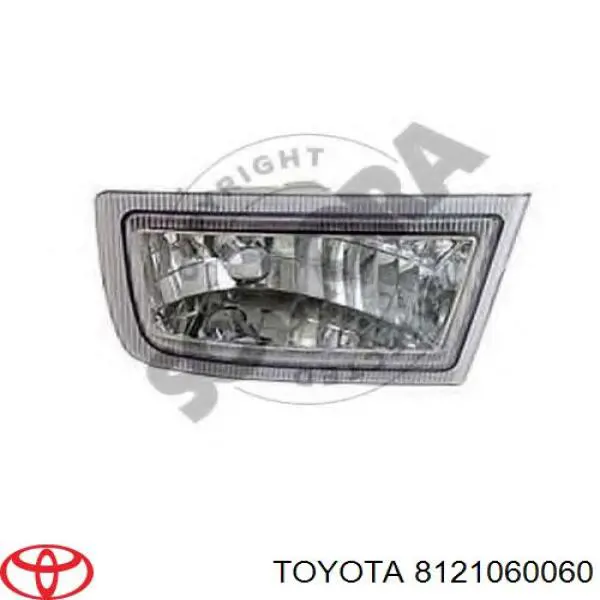 Протитуманка права Toyota 8121060060 ціна, від 54.27 USD