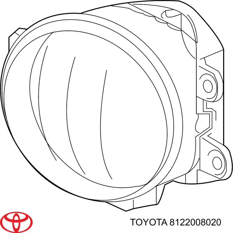 Фара протитуманна, ліва на Toyota Avalon (GSX30)