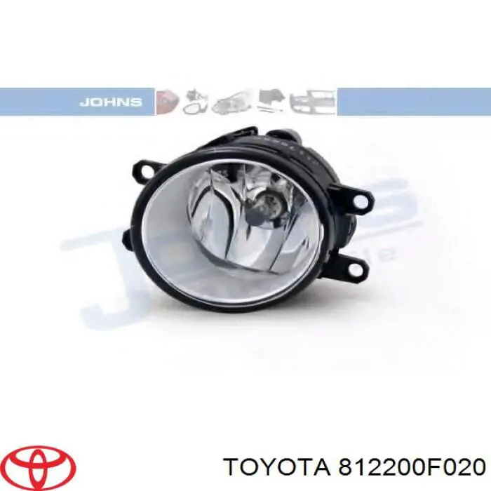 812200F020 Toyota Фара, ліва