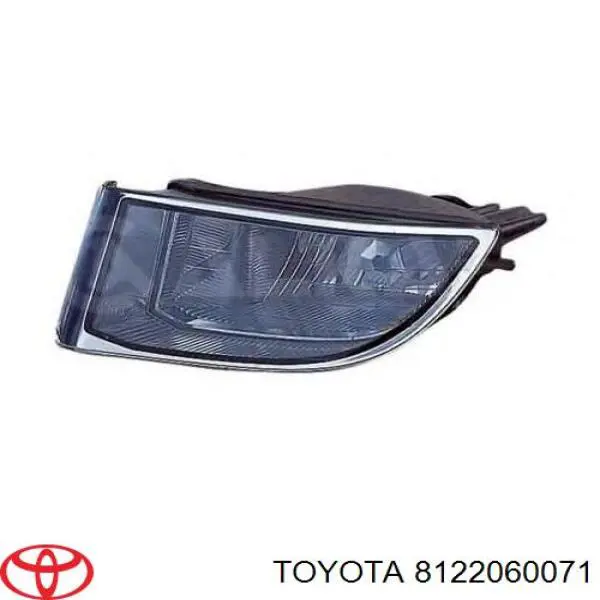Фара протитуманна, ліва 8122060071 Toyota