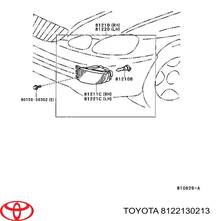 8122130213 Toyota 