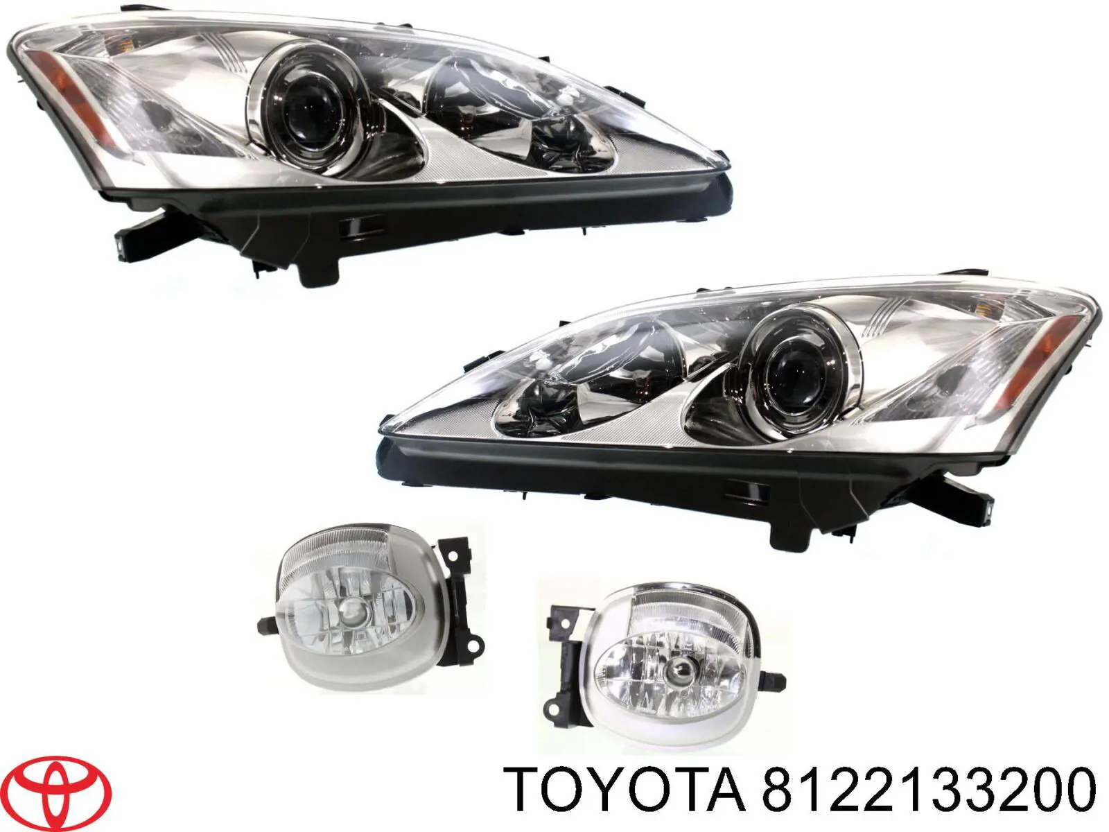 Фара, ліва Toyota 8122133200 ціна, від 14.11 USD