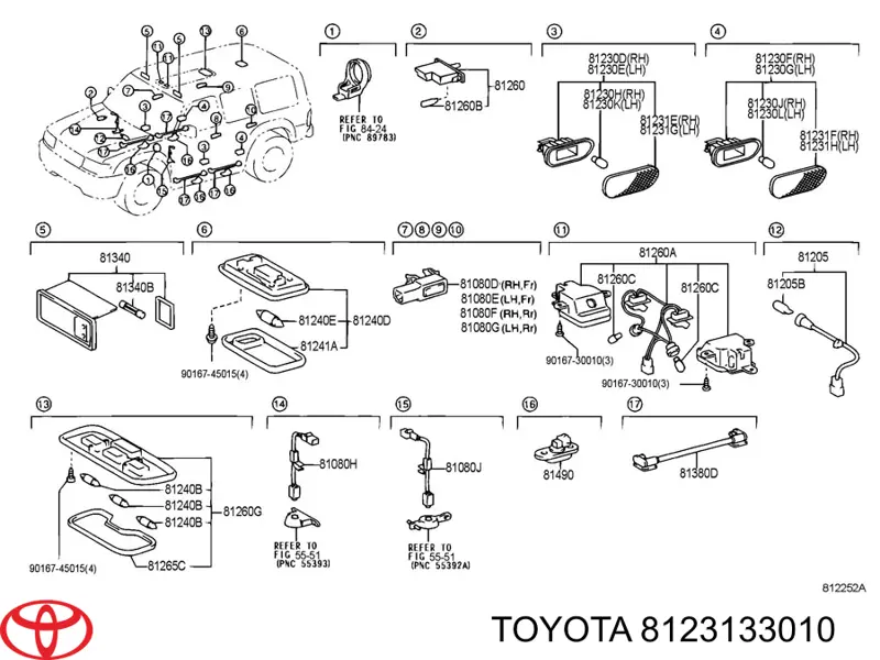  8123133010 Toyota