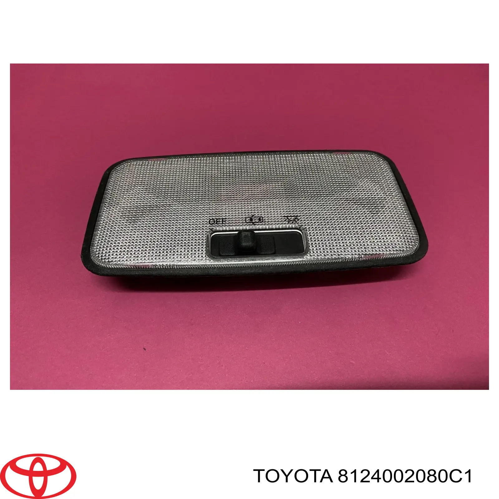 8124002080C1 Toyota Плафон освітлення салона/кабіни, задній