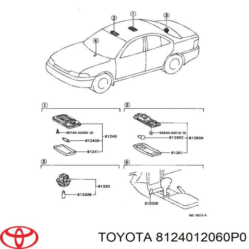 8124012060P0 Toyota 