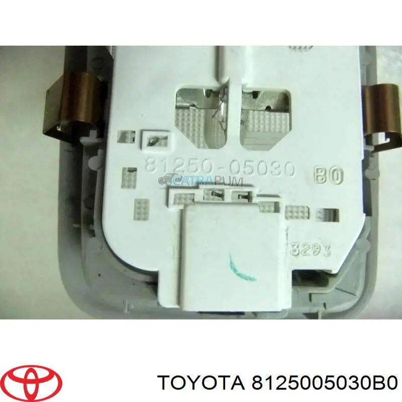 Плафон освітлення салона/кабіни, задній Toyota 8125005030B0 ціна, від 19.00 USD