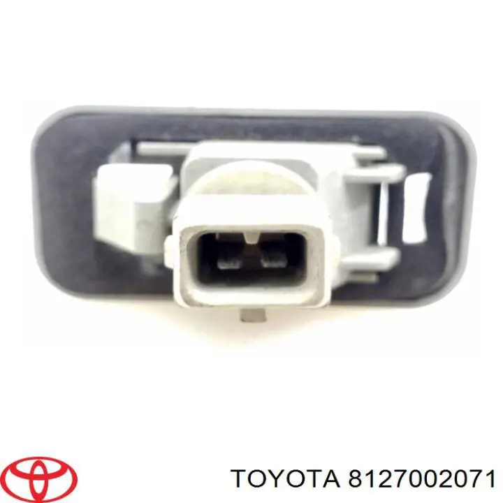 Ліхтар підсвічування заднього номерного знака 8127002071 Toyota