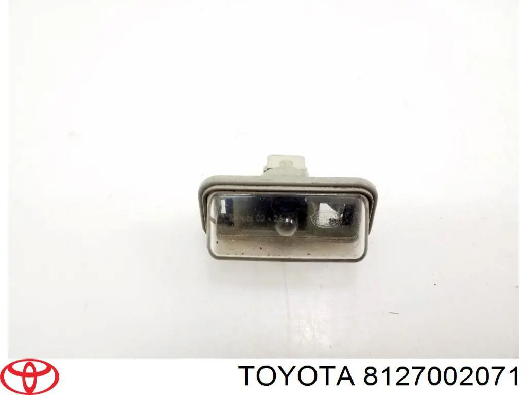 8127002071 Toyota Ліхтар освітлення номерного знака