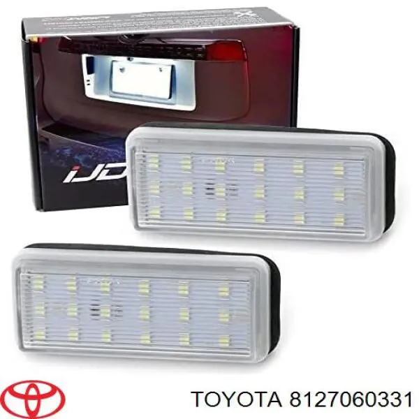 8127060331 Toyota ліхтар підсвічування заднього номерного знака