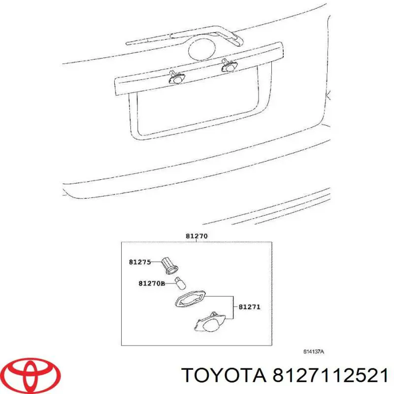  Toyota 8127112521 ціна, від 12.65 USD