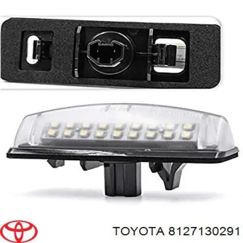 Купити 8127130291 Toyota Корпус ліхтаря підсвітки номерного знака