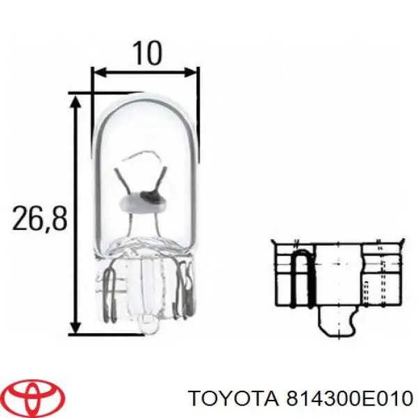 Купити 814300E010 Toyota Протитуманка права