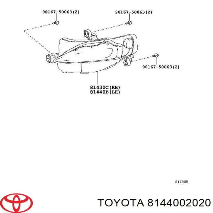 8144002020 Toyota 