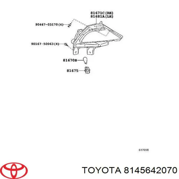  8145642070 Toyota