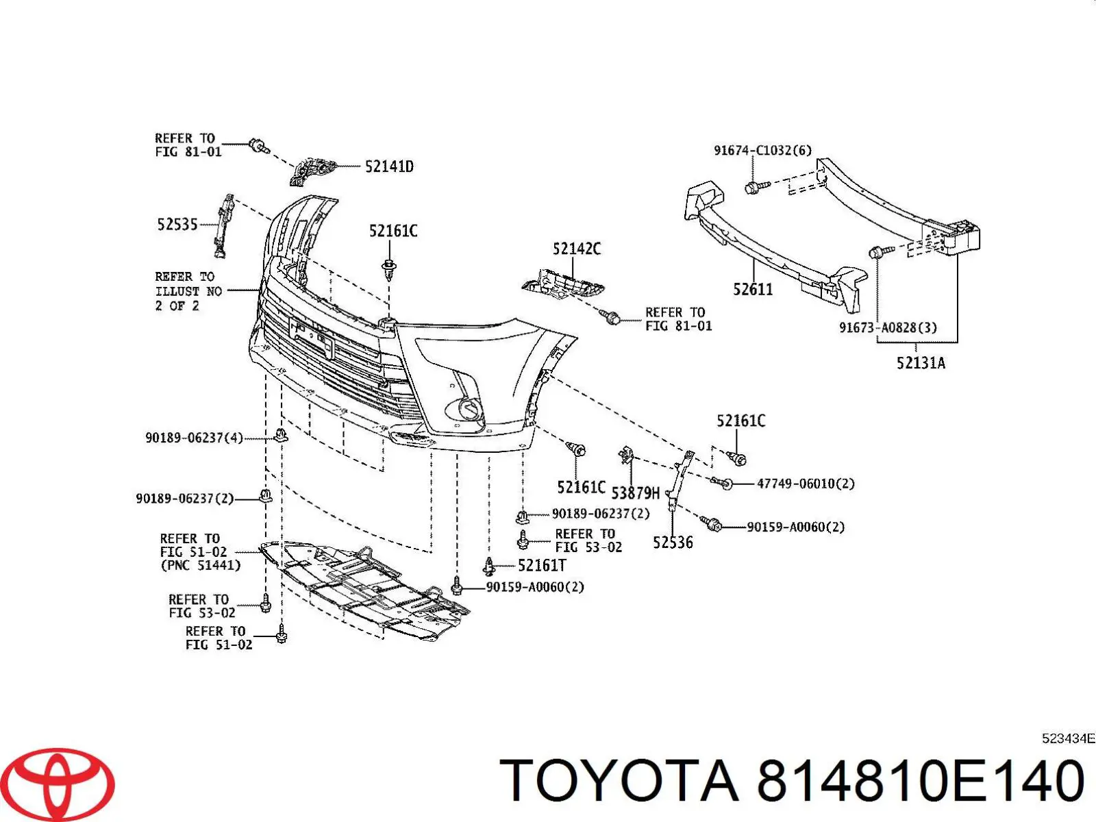 814810E140 Toyota 