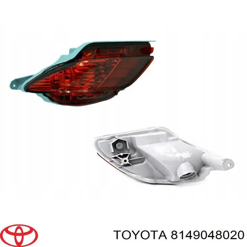 Фара задня, ліва Toyota 8149048020 ціна, від 40.54 USD