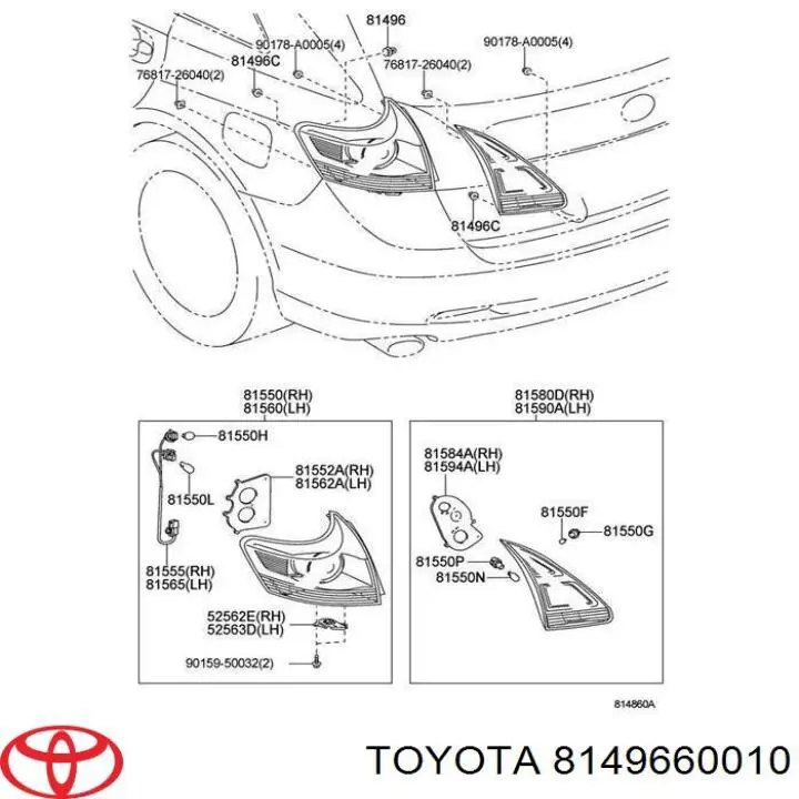  8149621010 Toyota