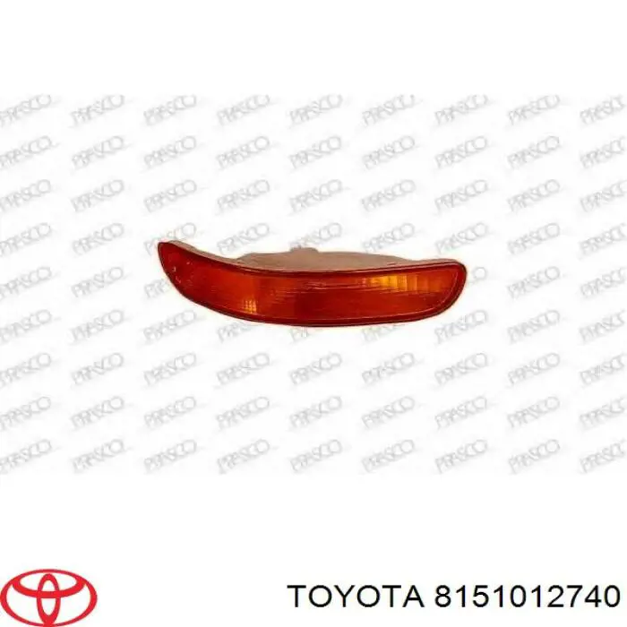 Вказівник повороту правий 8151012740 Toyota