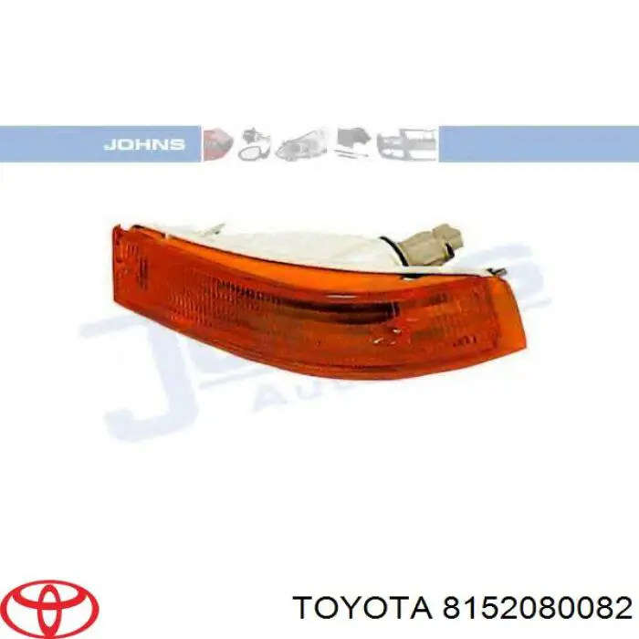 Поворотник лівий Toyota 8152080082 ціна, від 4.70 USD