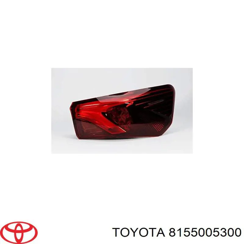 Ліхтар задній правий, зовнішній Toyota 8155005300 ціна, від 300.75 USD