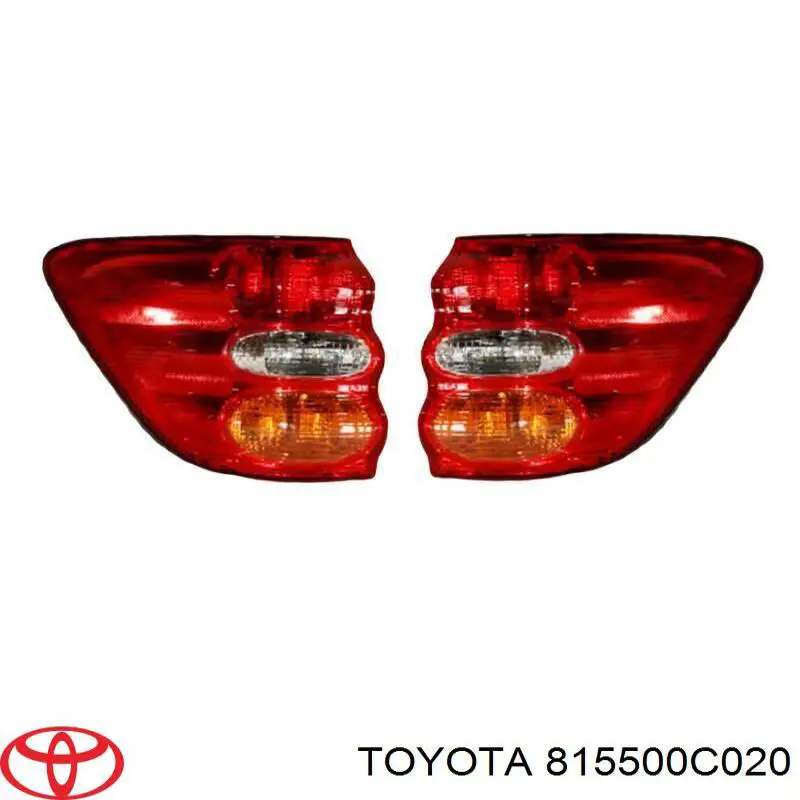 815500C020 Toyota Задній правий зовнішній ліхтар