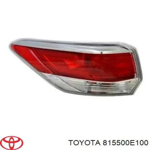 815500E100 Toyota Фара задня права зовнішня