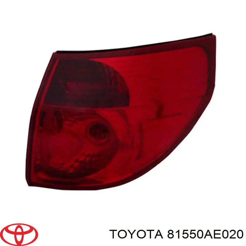 Задні ліхтарі Toyota 81550AE020 ціна, від 342.31 USD