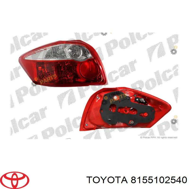 Купити 8155102540 Toyota Лівий стоп