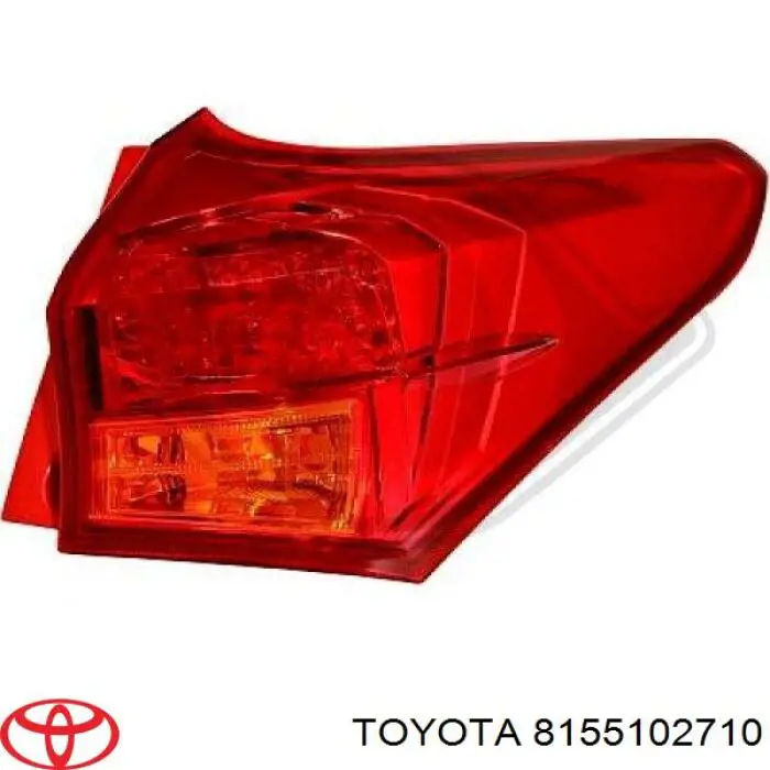 8155102700 Toyota Стоп задній